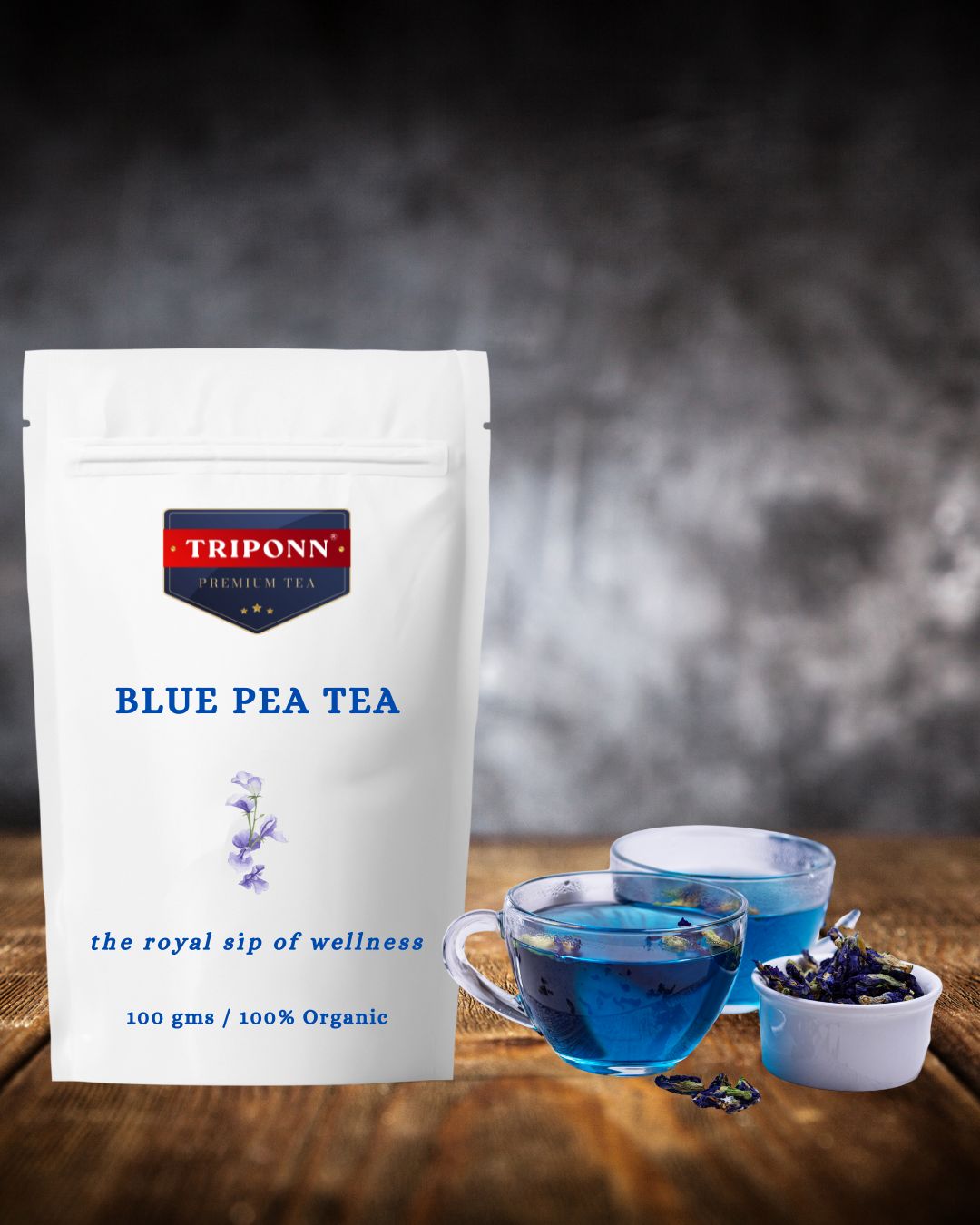 Blue Butterfly Pea Flower Tea - 100 gm